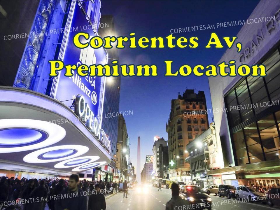 Corrientes Av, Premium Location Apartment Buenos Aires Luaran gambar
